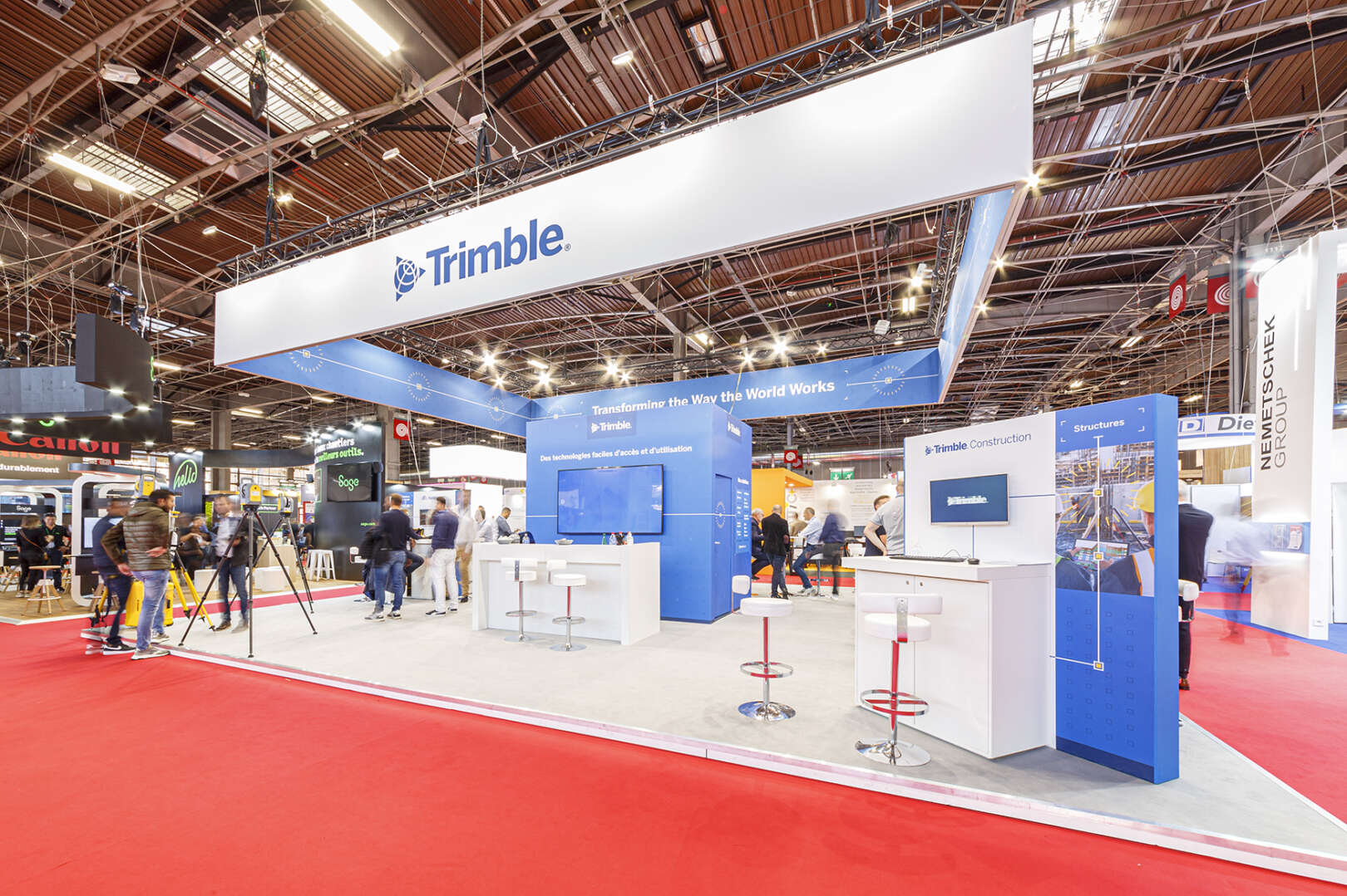 Exhibition Stand for Trimble at BIM World