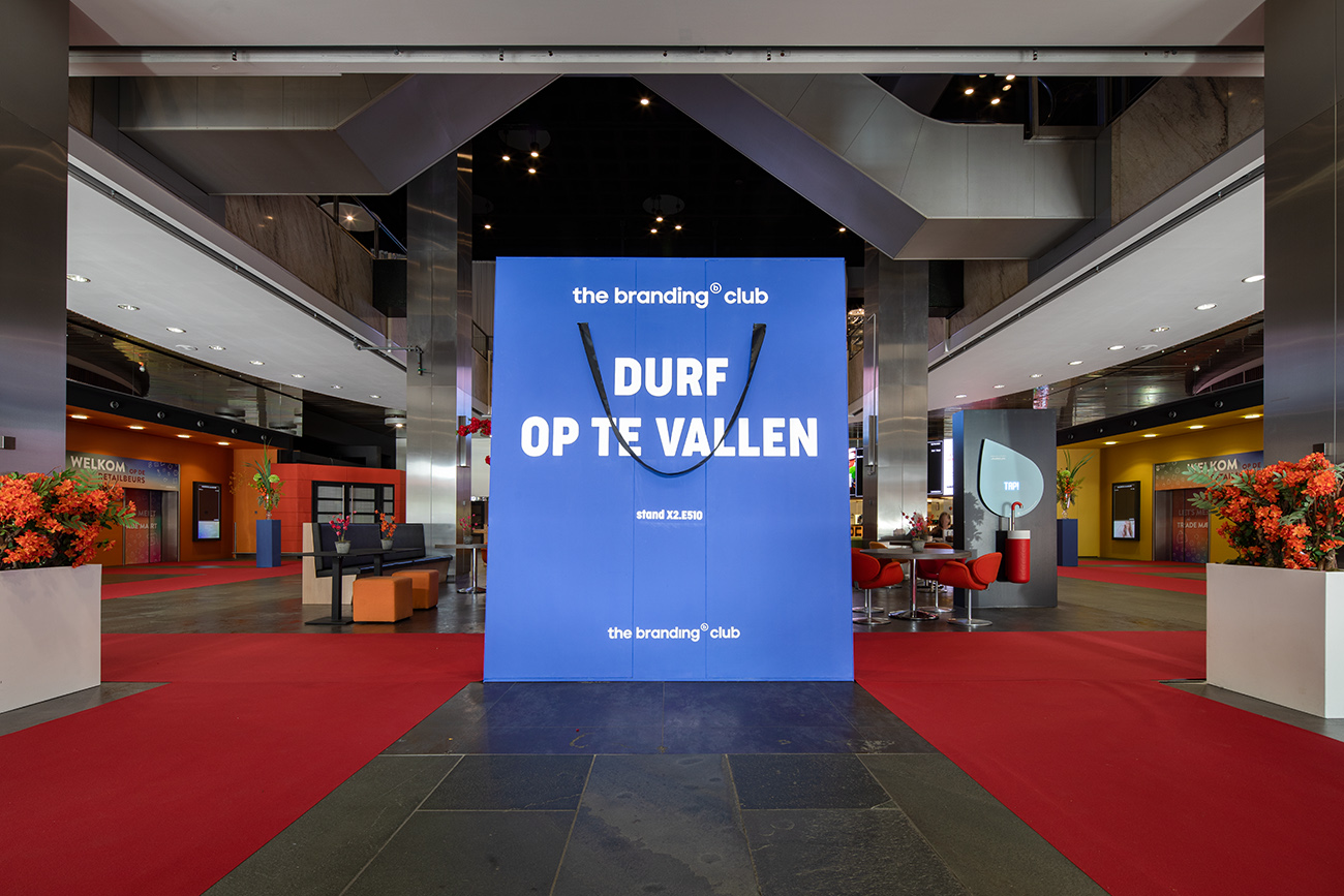 Exhibition Stand for The Branding Club. Modular booth which can be used at multiple events.