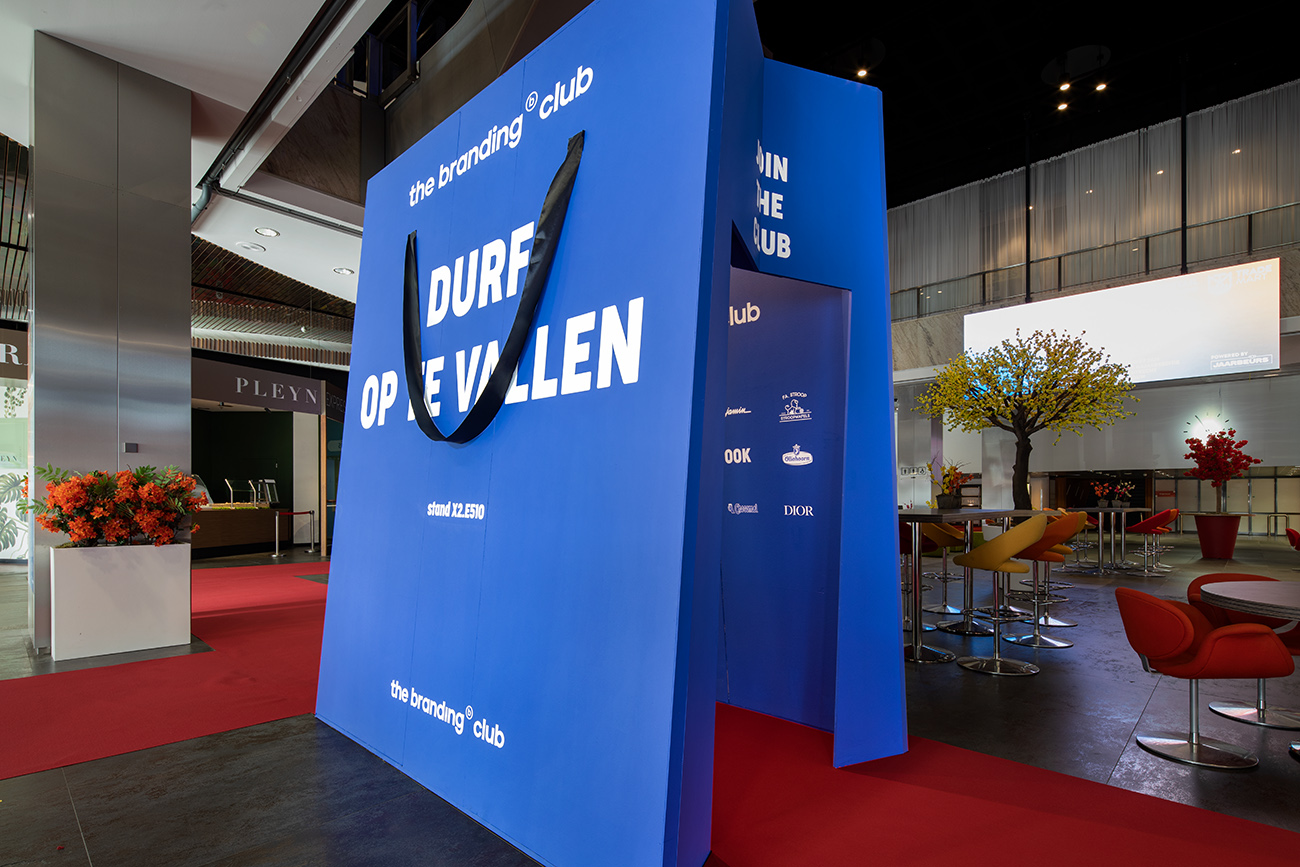 Exhibition stand and decor pieces forThe Branding Club