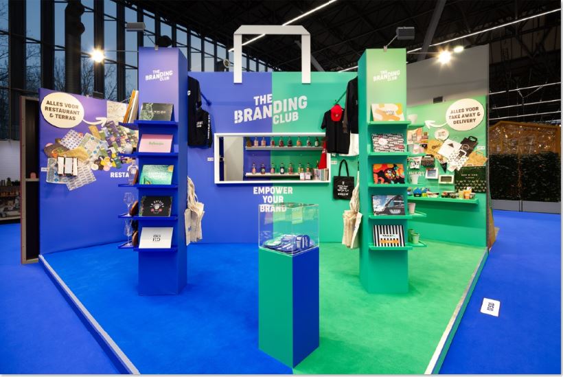 Exhibition Stand for The Branding Club. Modular booth which can be used at multiple events.